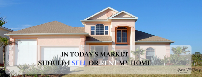 renting vs selling a home